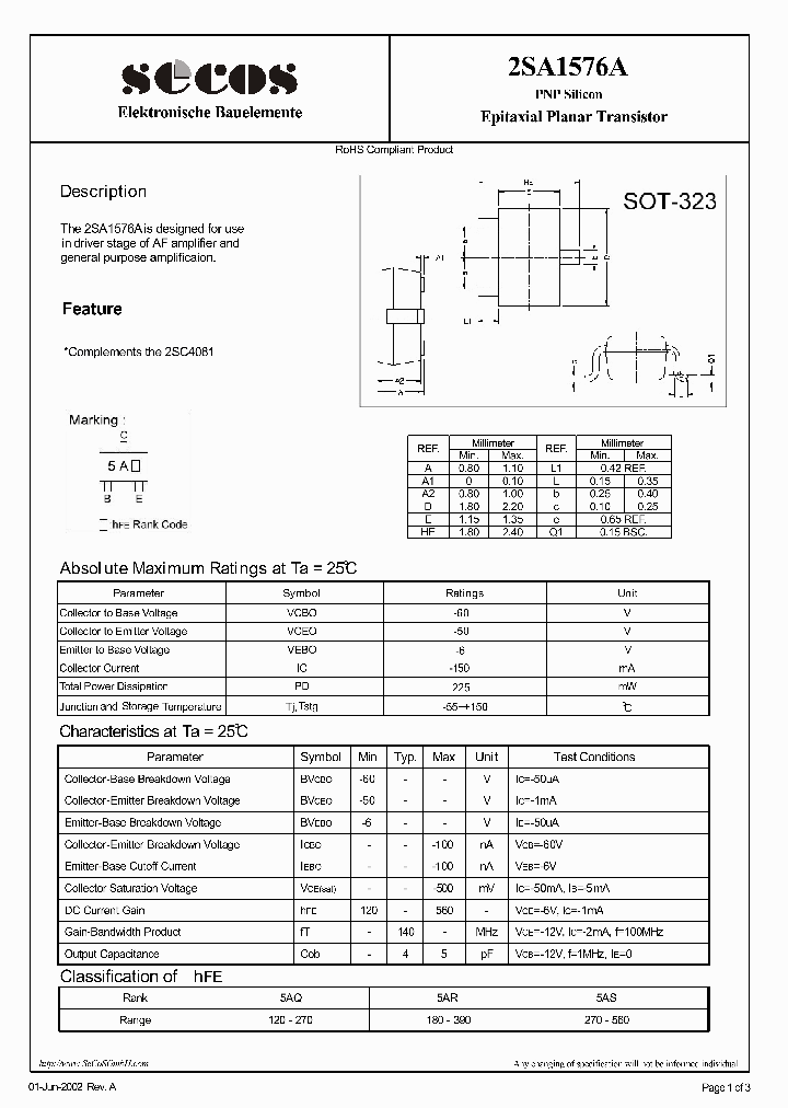 2SA1576A_4411231.PDF Datasheet