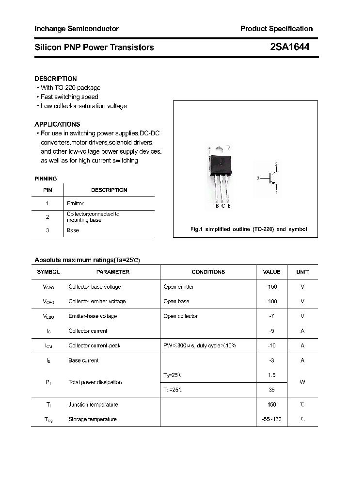 2SA1644_4466374.PDF Datasheet