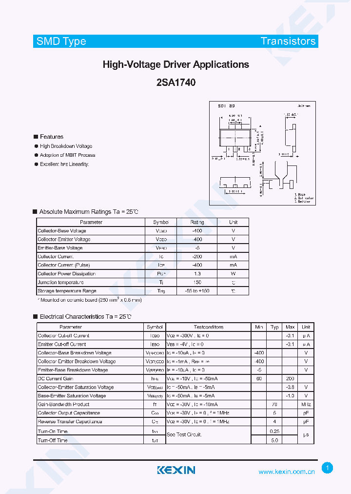 2SA1740_4319739.PDF Datasheet