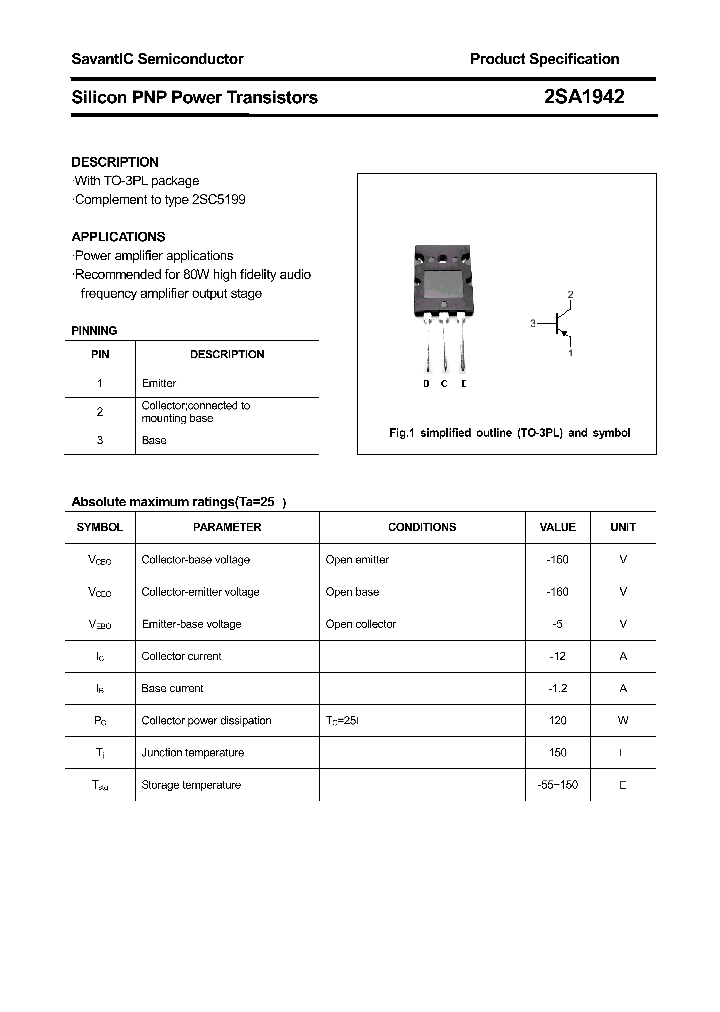 2SA1942_4811859.PDF Datasheet