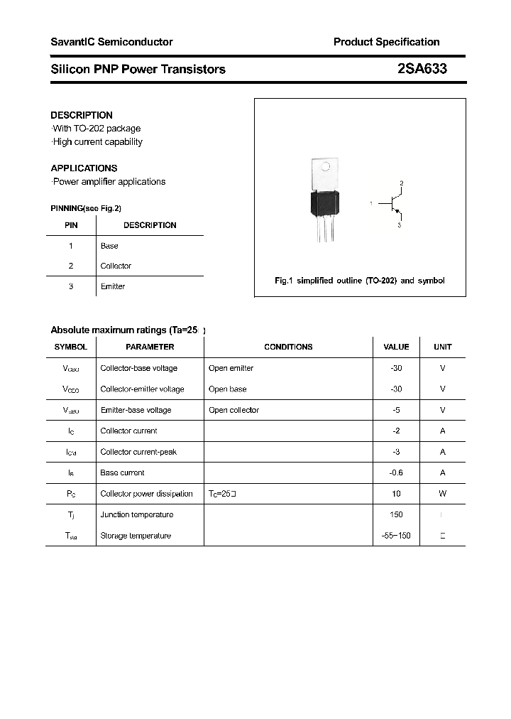 2SA633_4824883.PDF Datasheet