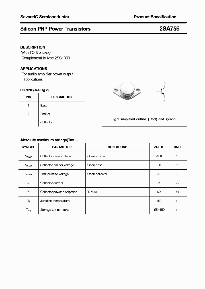 2SA756_4610812.PDF Datasheet