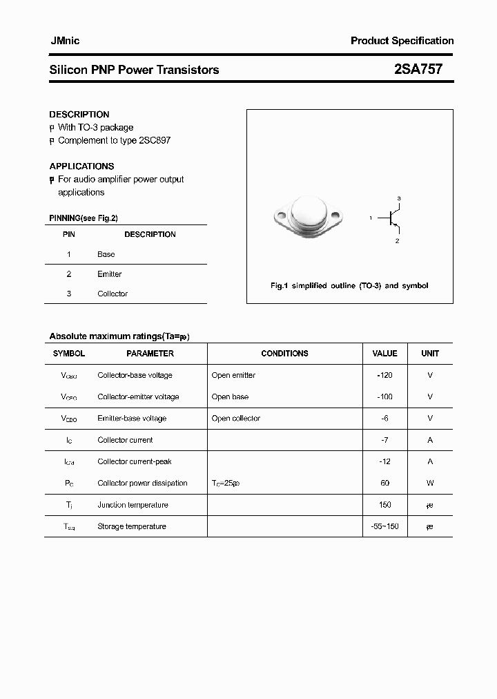 2SA757_4610815.PDF Datasheet