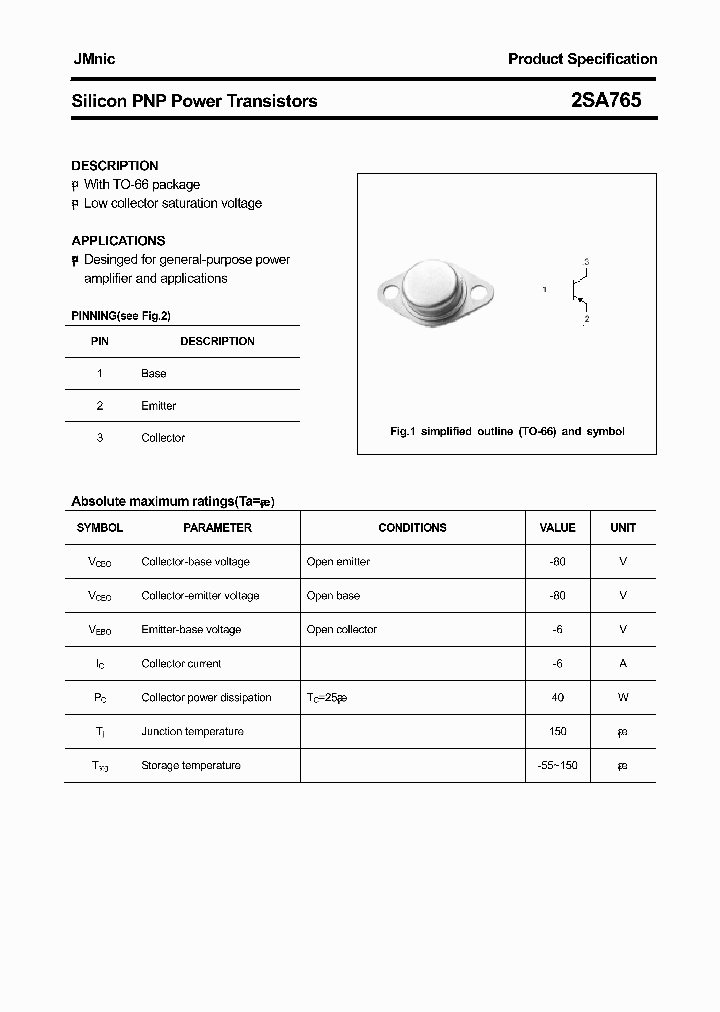 2SA765_4484330.PDF Datasheet