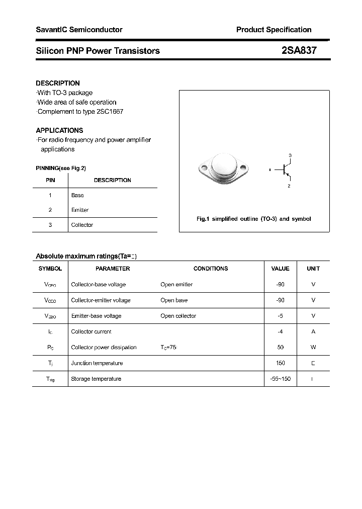 2SA837_4536531.PDF Datasheet