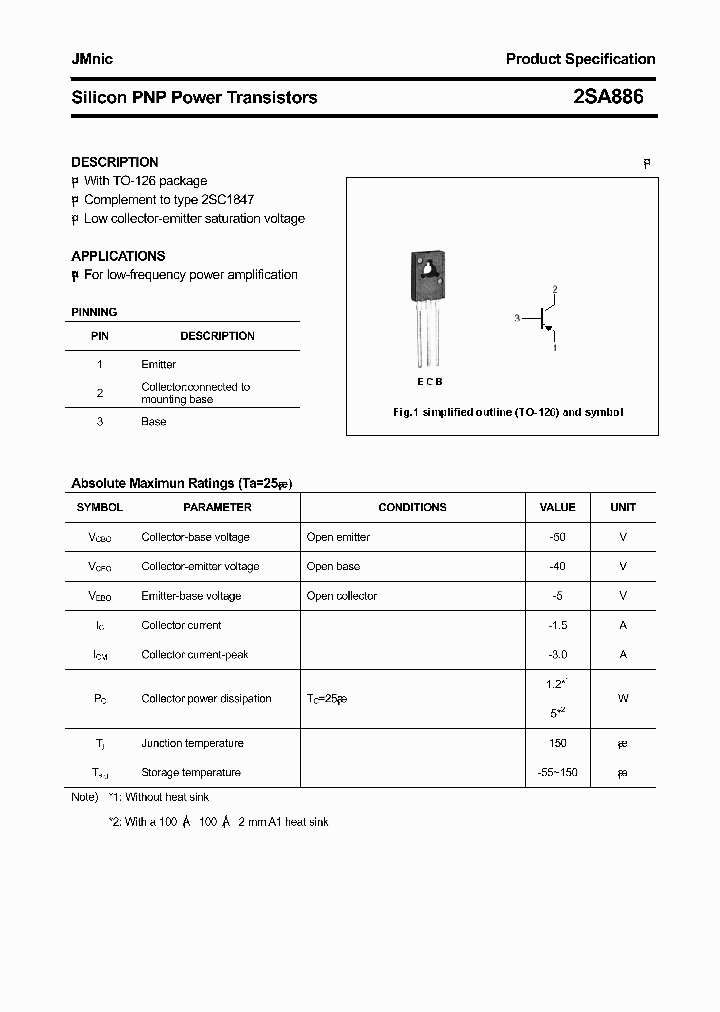 2SA886_4663115.PDF Datasheet