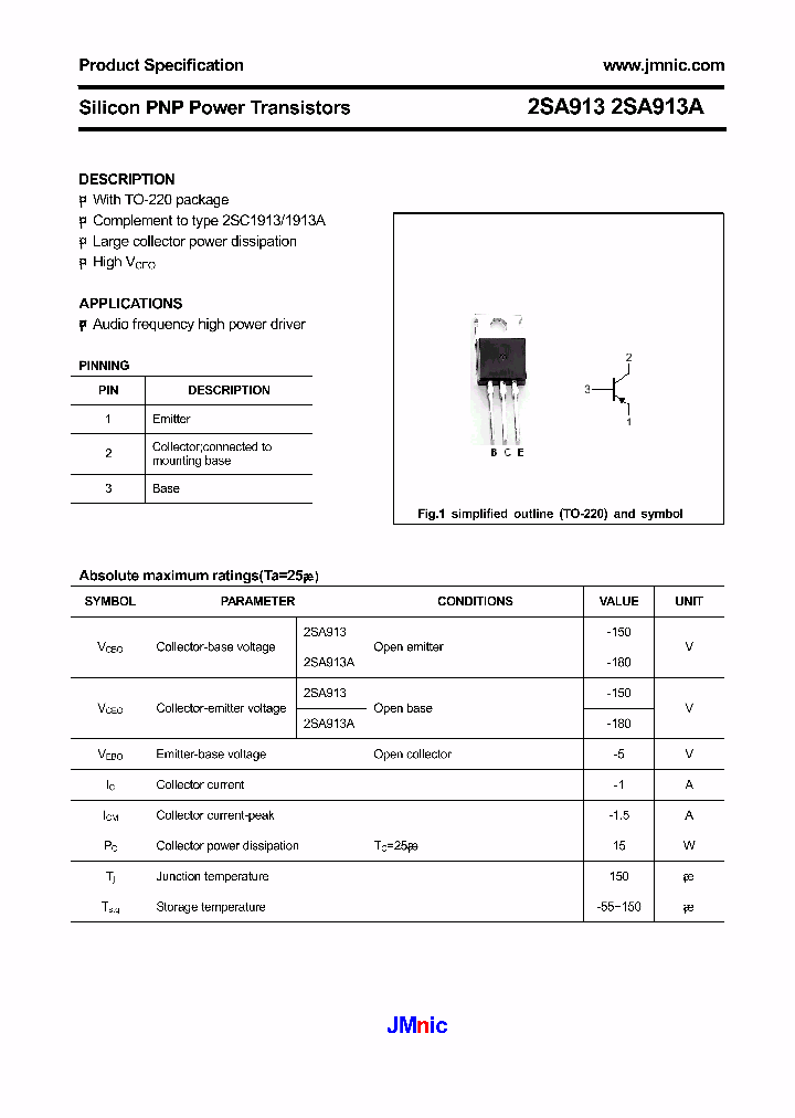 2SA913_4582261.PDF Datasheet