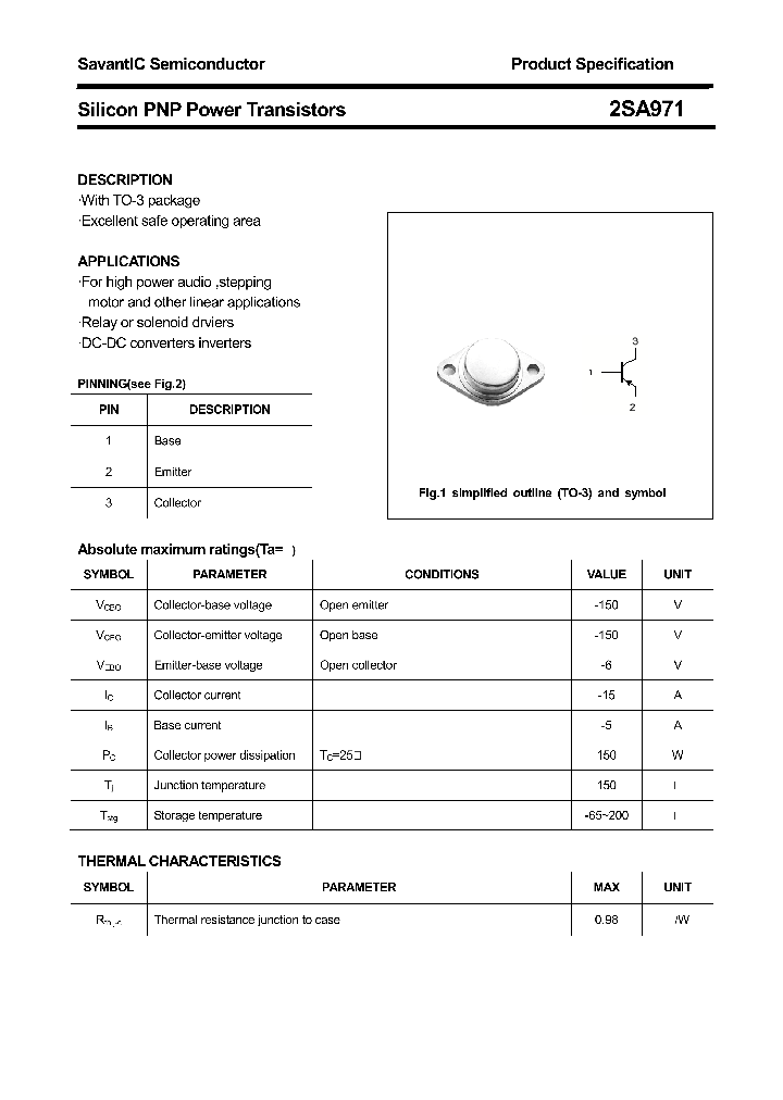 2SA971_4508702.PDF Datasheet