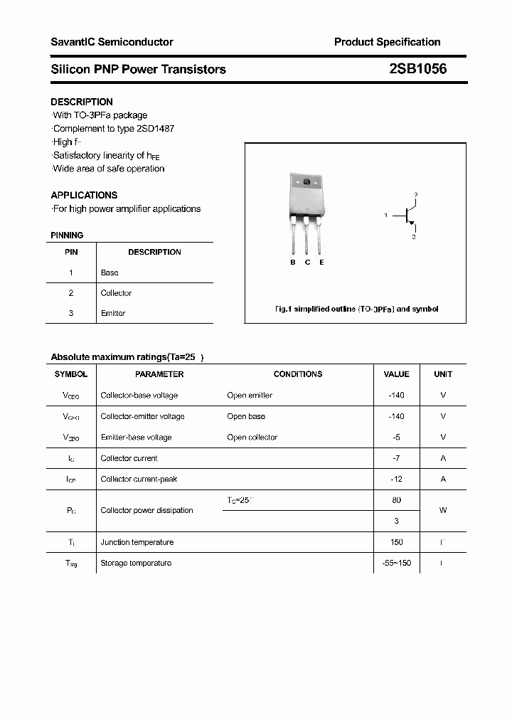 2SB1056_4418156.PDF Datasheet