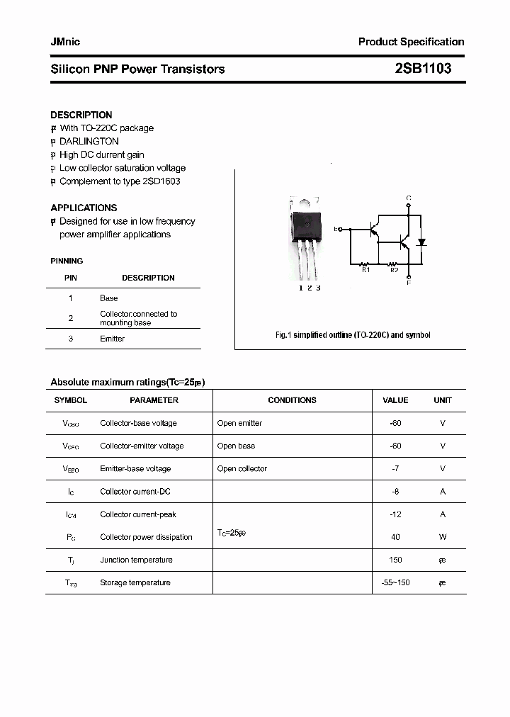 2SB1103_4627145.PDF Datasheet