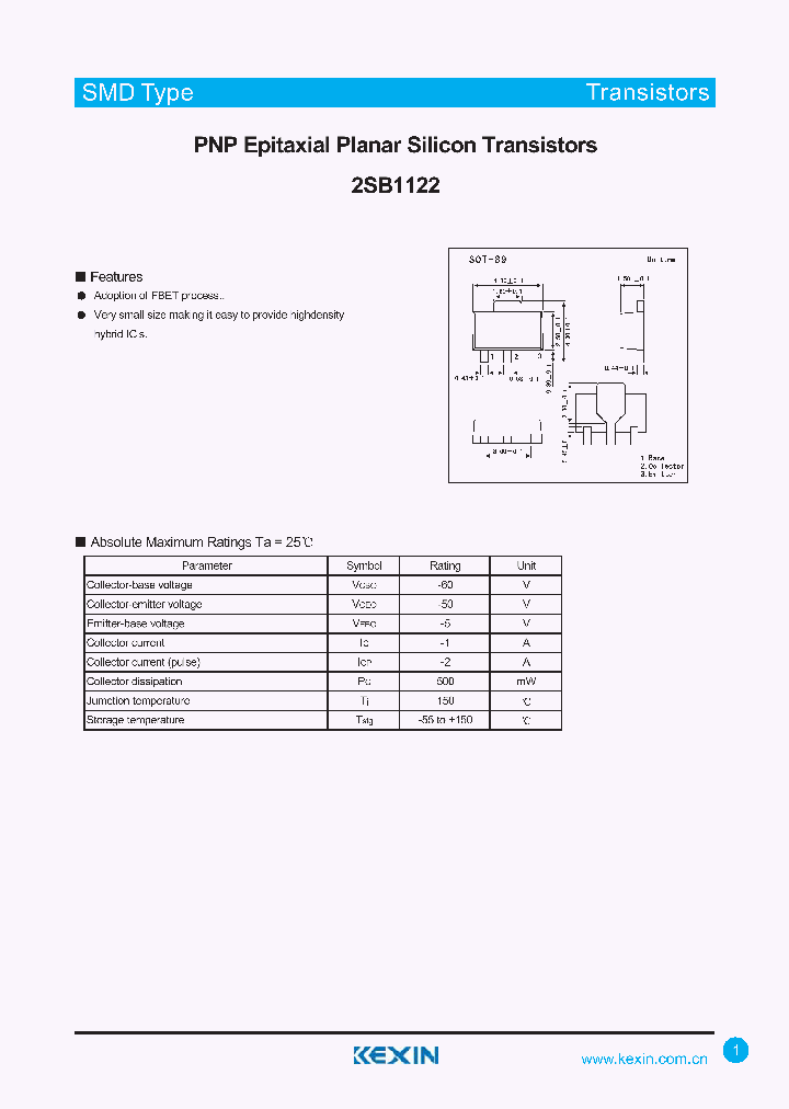 2SB1122_4336550.PDF Datasheet