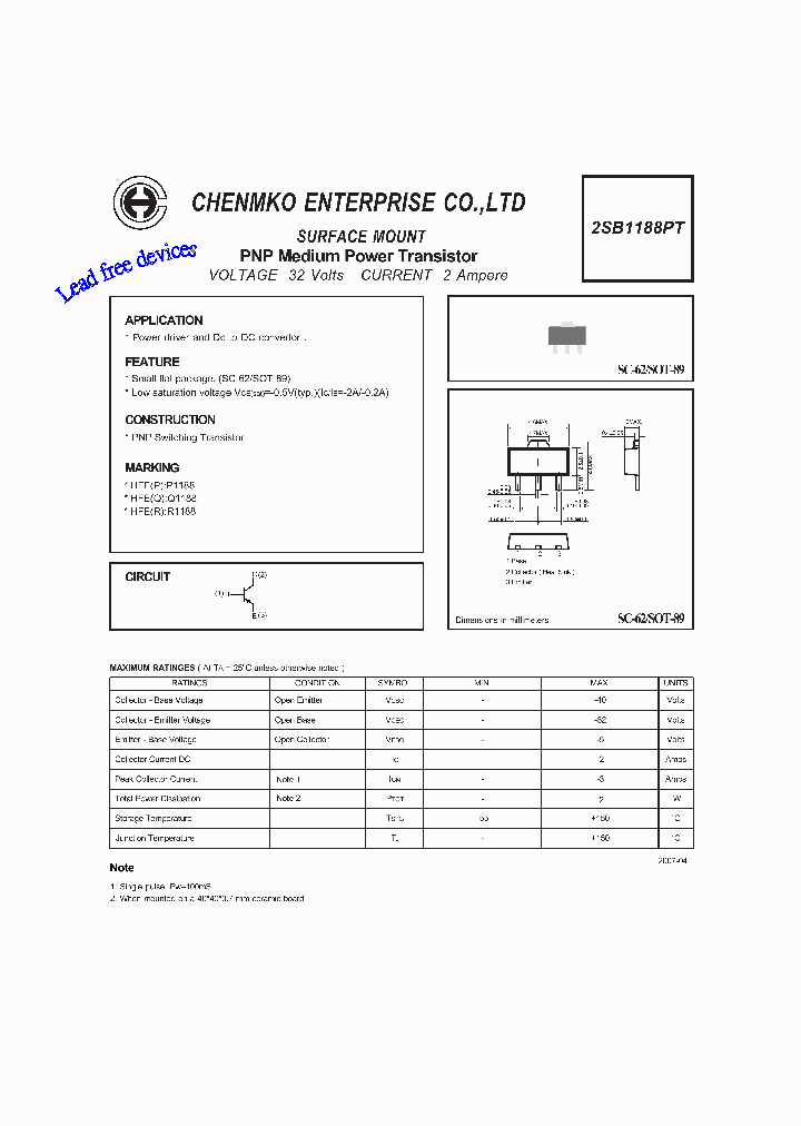 2SB1188PT_4917566.PDF Datasheet