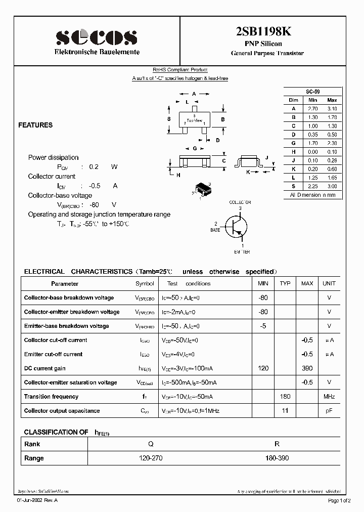 2SB1198K_4655187.PDF Datasheet