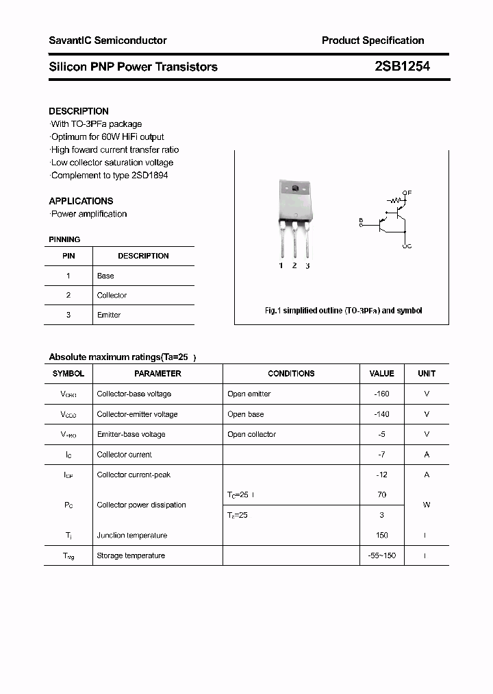 2SB1254_4399110.PDF Datasheet