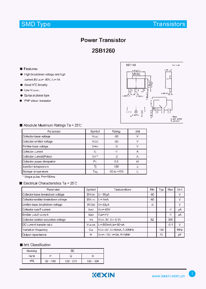 2SB1260_4305392.PDF Datasheet