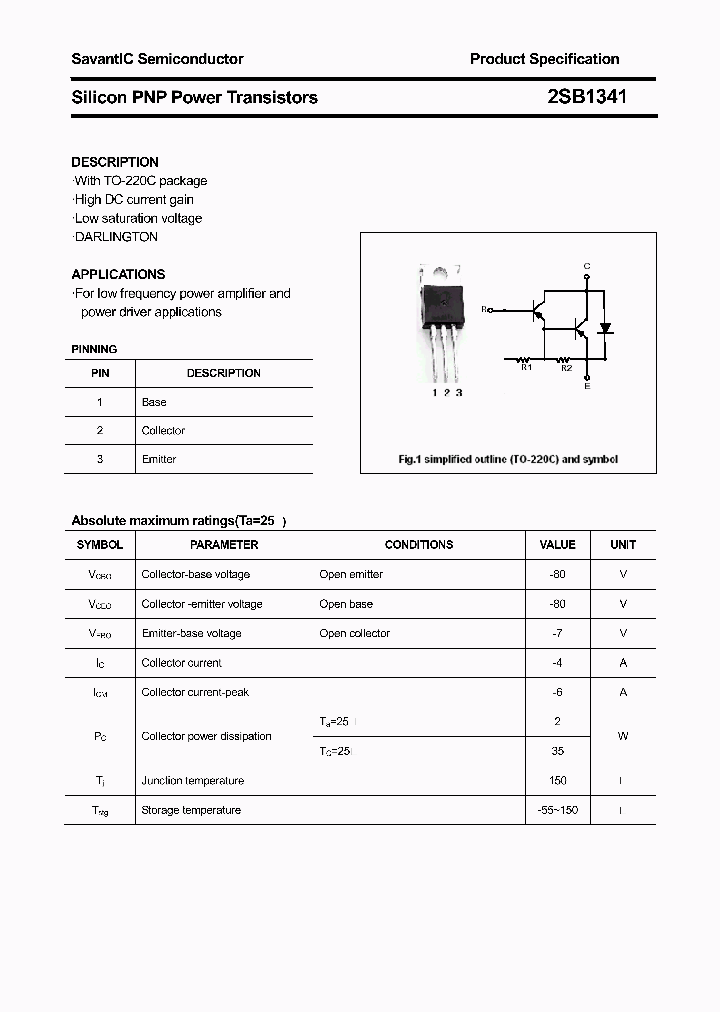 2SB1341_4413028.PDF Datasheet