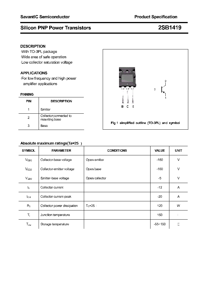 2SB1419_4369235.PDF Datasheet