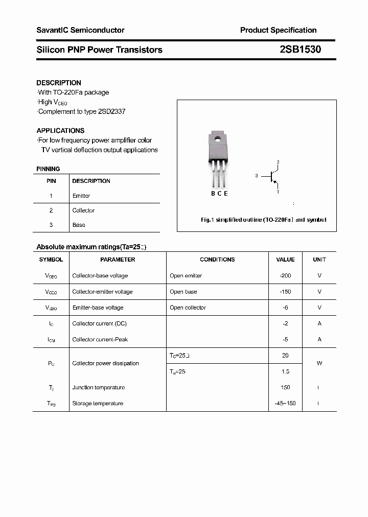 2SB1530_4418134.PDF Datasheet