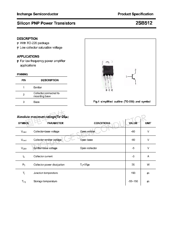 2SB512_4296682.PDF Datasheet