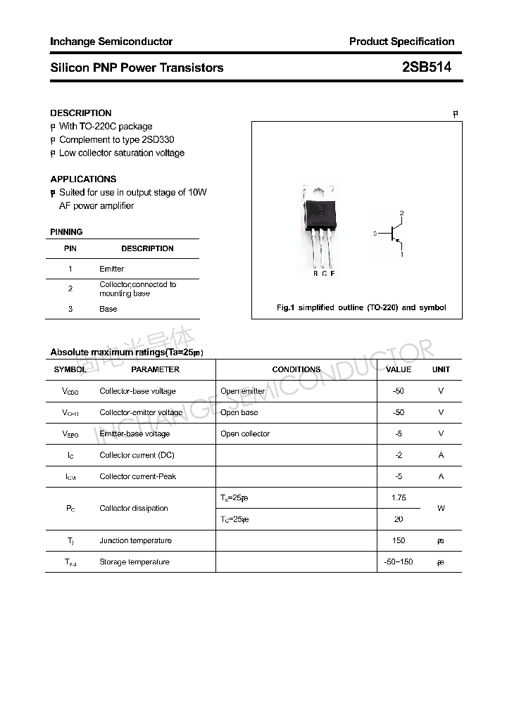 2SB514_4296683.PDF Datasheet