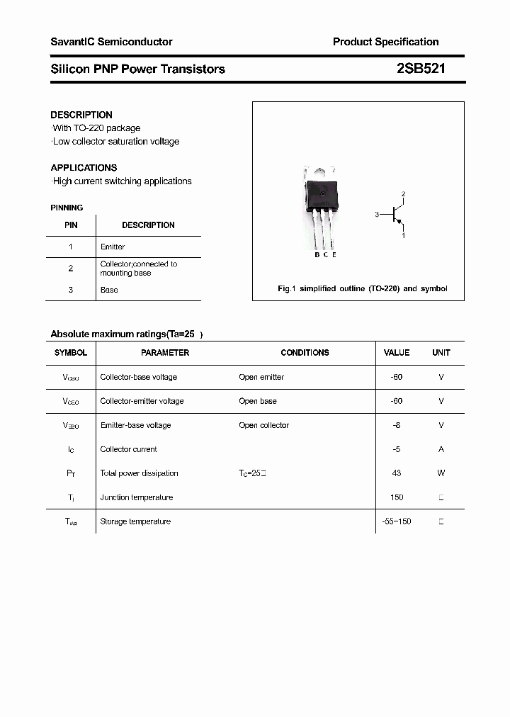 2SB521_4389843.PDF Datasheet