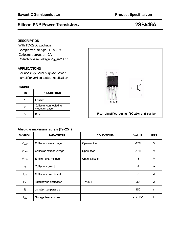 2SB546A_4691280.PDF Datasheet