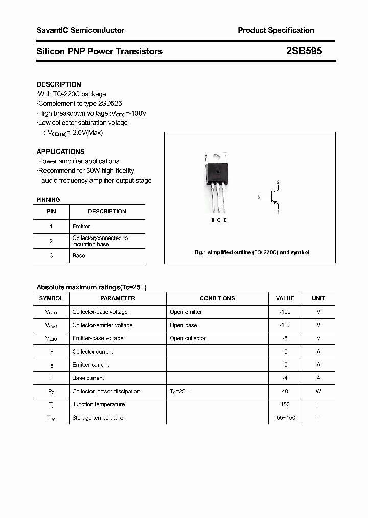 2SB595_4646918.PDF Datasheet