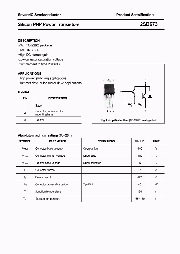 2SB673_4408583.PDF Datasheet