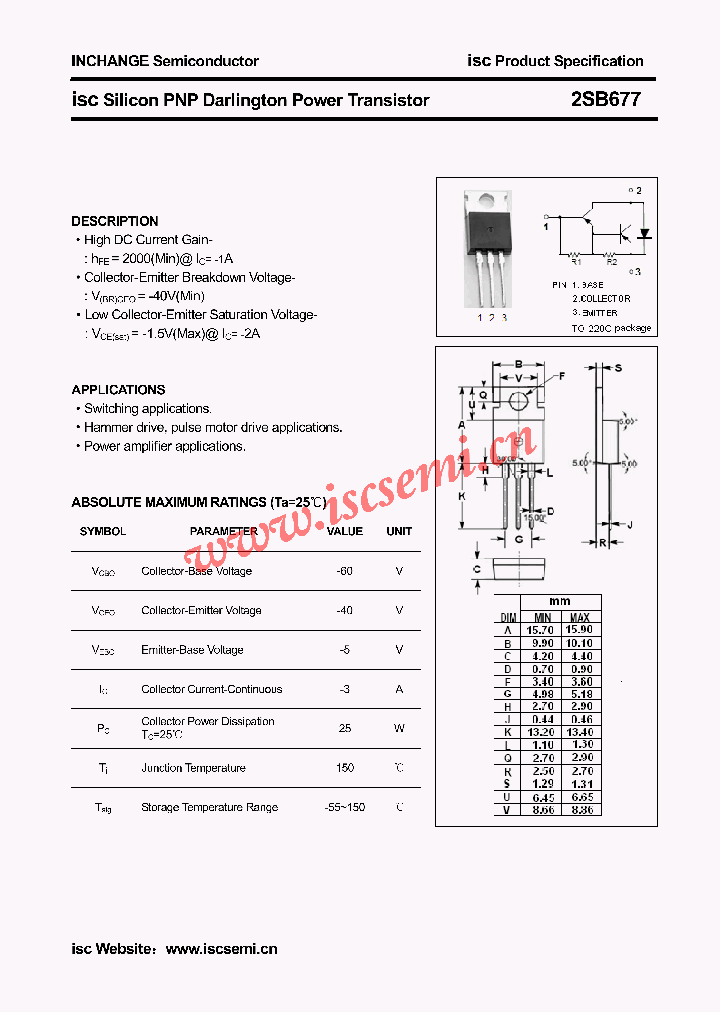 2SB677_4408590.PDF Datasheet