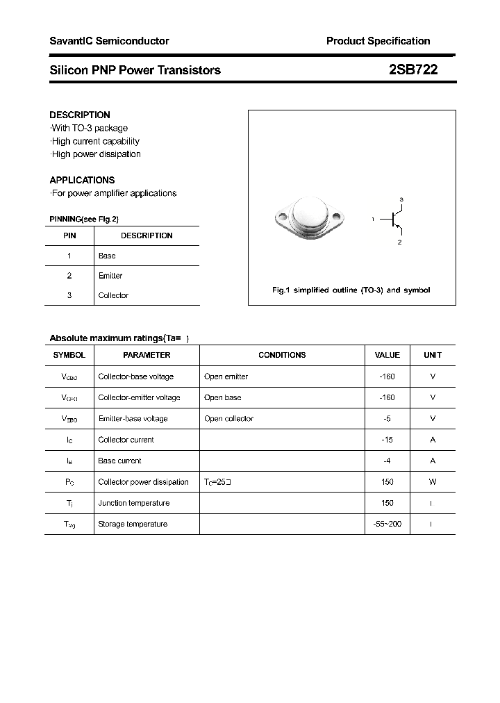 2SB722_4385374.PDF Datasheet