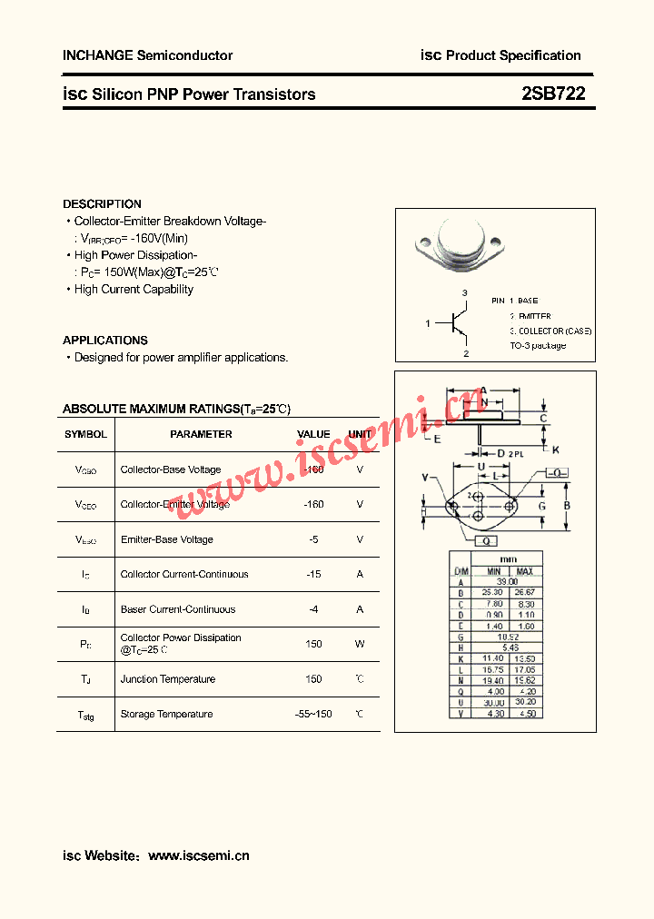 2SB722_4385375.PDF Datasheet