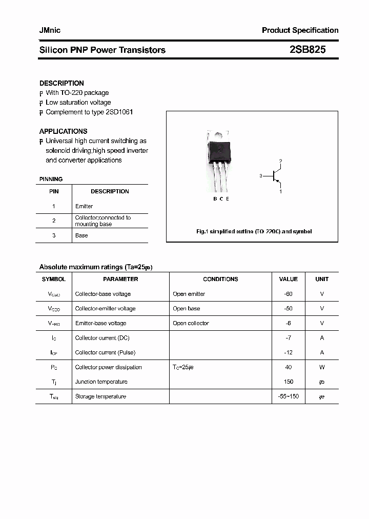 2SB825_4508985.PDF Datasheet