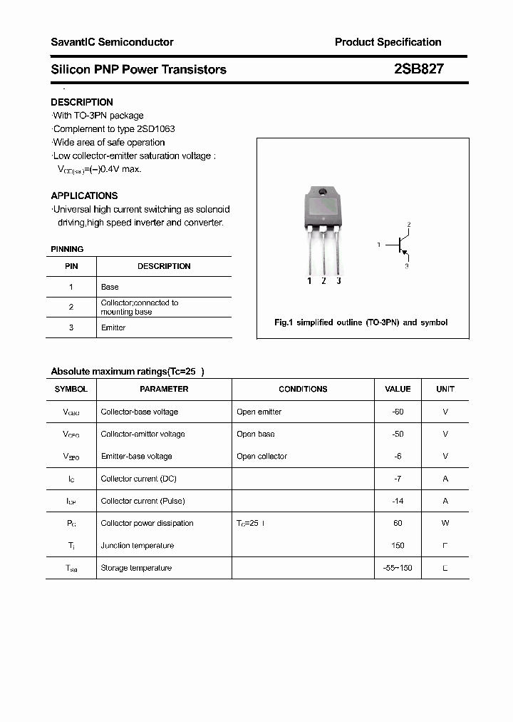 2SB827_4377111.PDF Datasheet