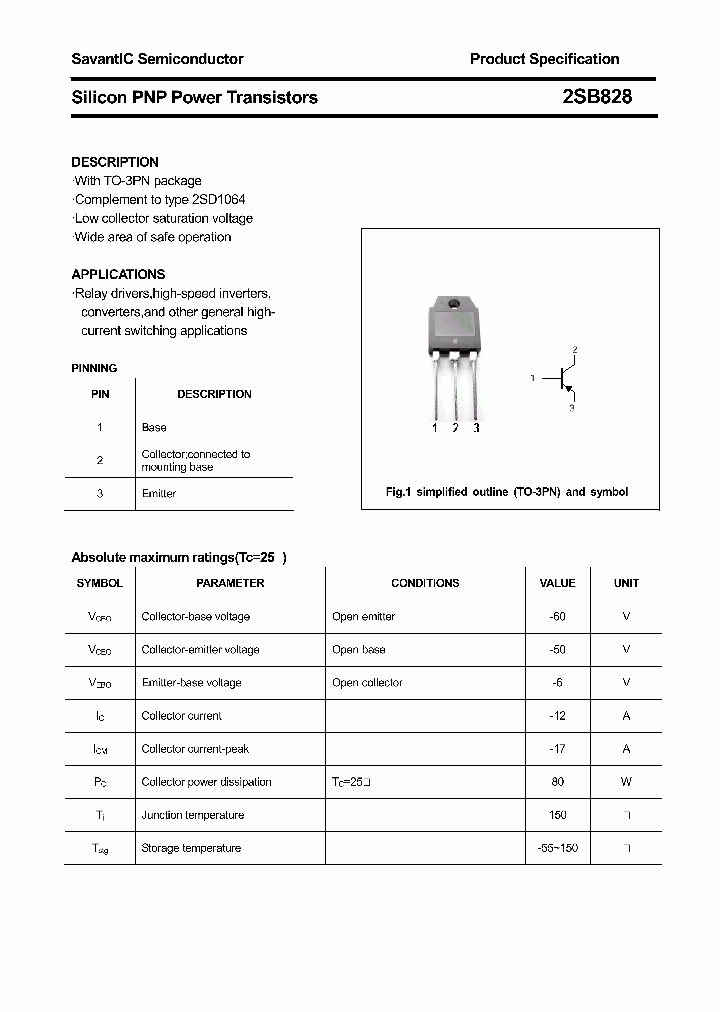 2SB828_4377112.PDF Datasheet