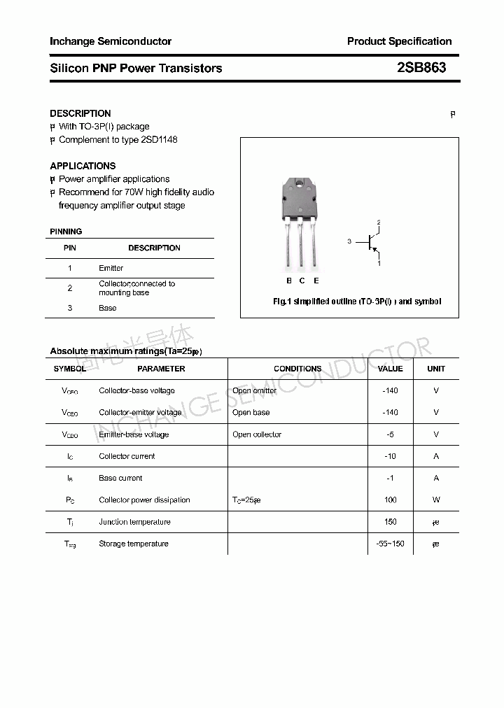 2SB863_4293616.PDF Datasheet