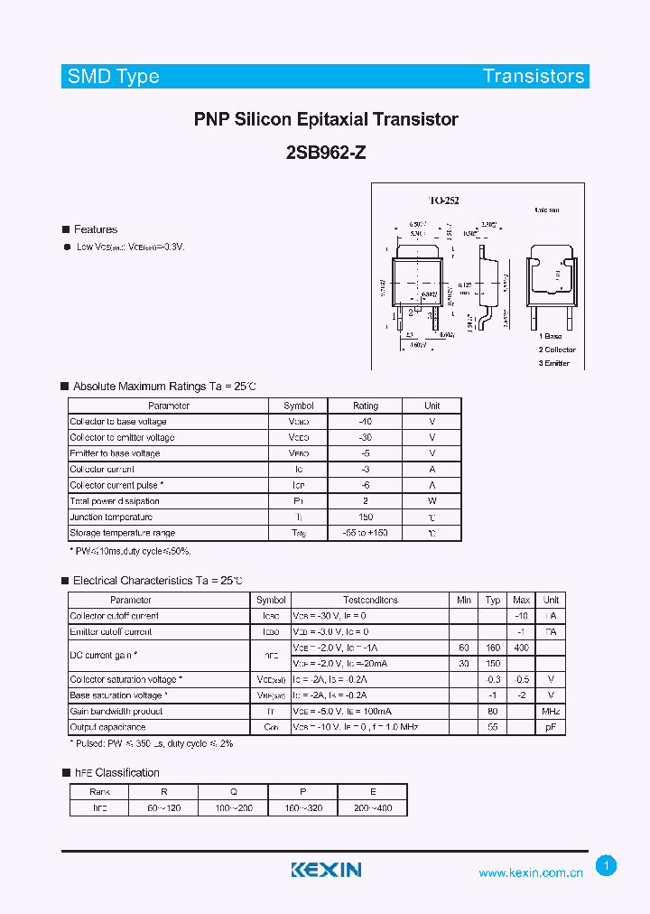 2SB962-Z_4350256.PDF Datasheet