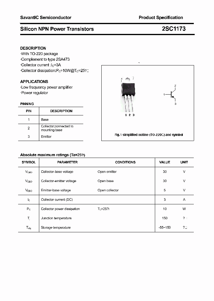 2SC1173_4519656.PDF Datasheet