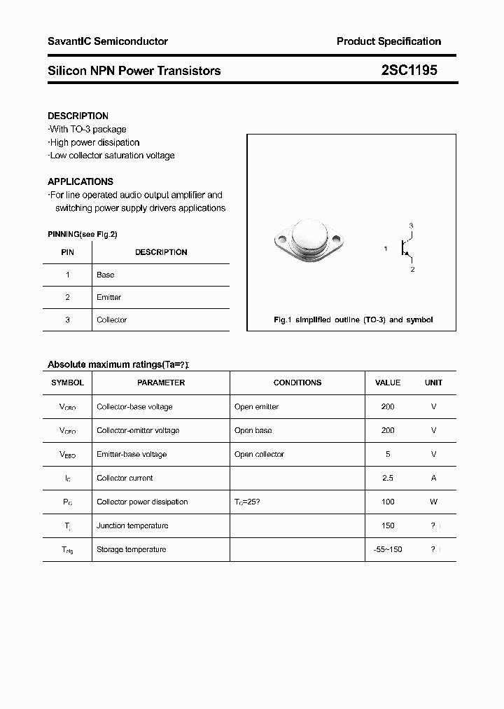 2SC1195_4390292.PDF Datasheet