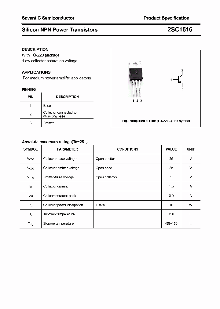 2SC1516_4384770.PDF Datasheet