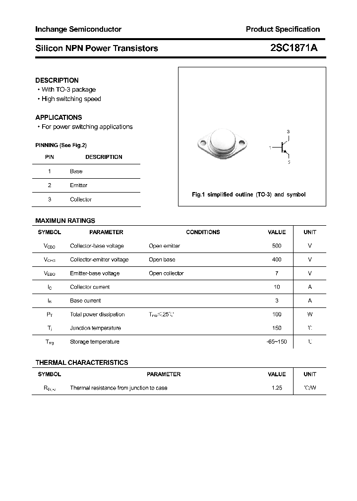 2SC1871A_4353224.PDF Datasheet