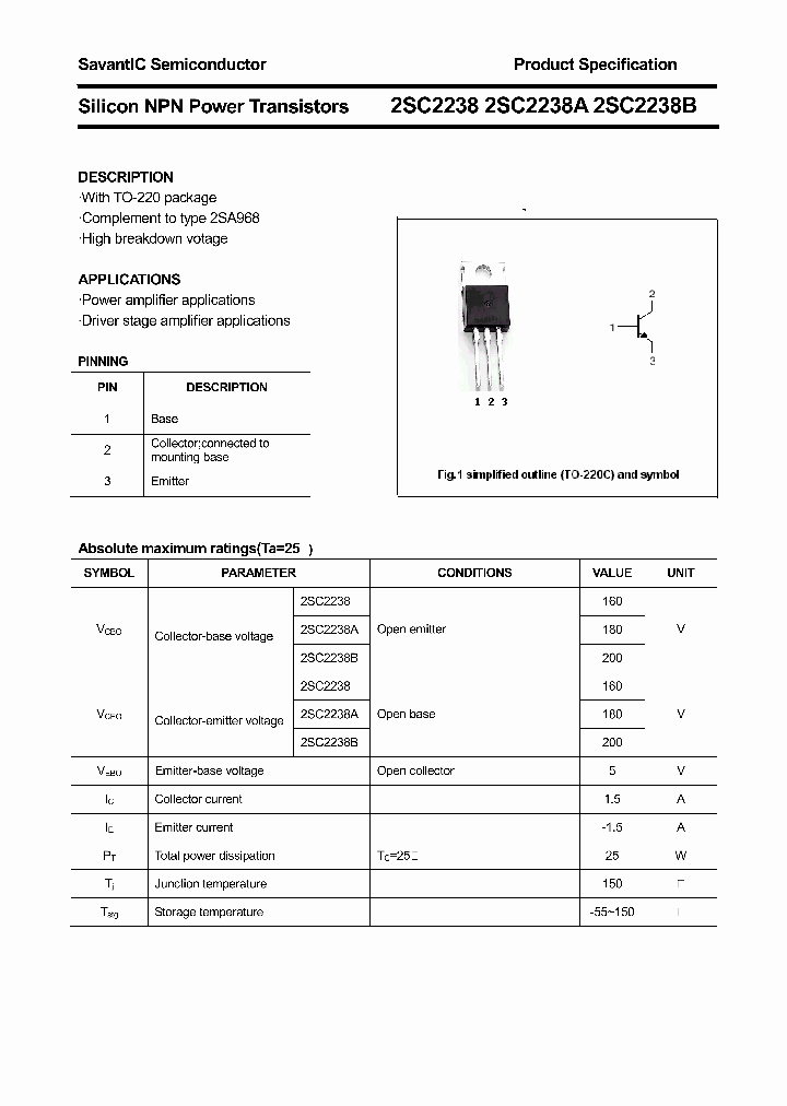 2SC2238A_4635884.PDF Datasheet