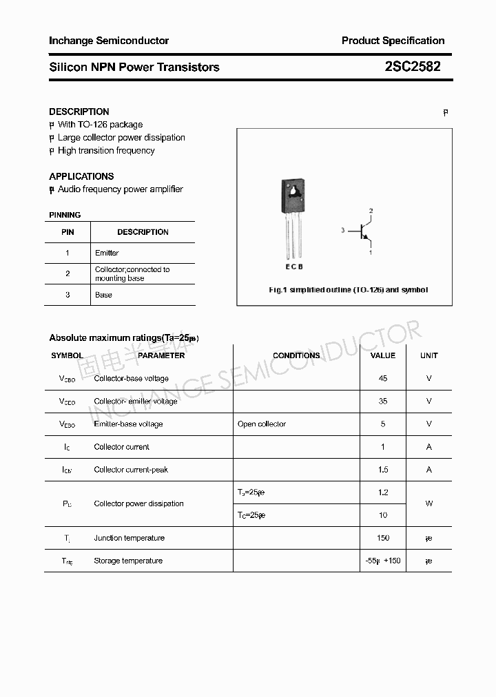 2SC2582_4305877.PDF Datasheet