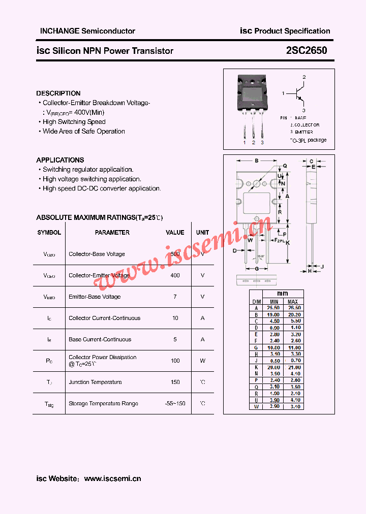 2SC2650_4360392.PDF Datasheet