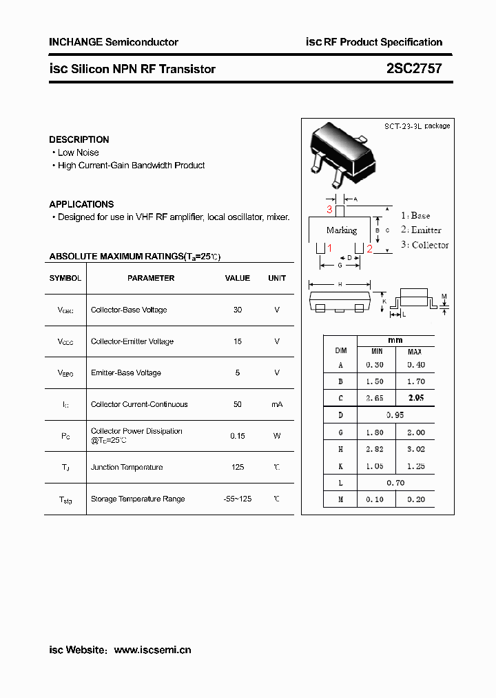 2SC2757_4319716.PDF Datasheet