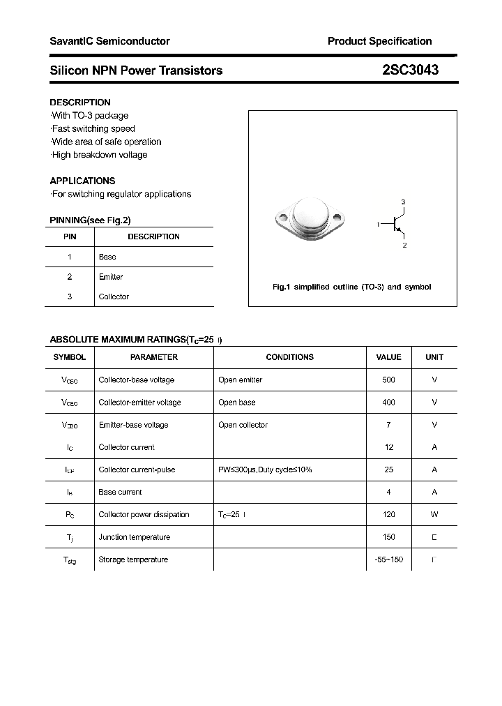 2SC3043_4452137.PDF Datasheet