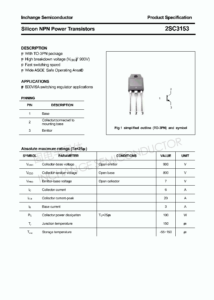 2SC3153_4305838.PDF Datasheet