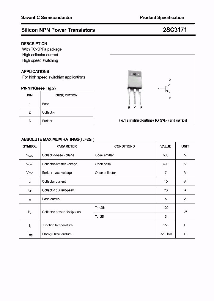 2SC3171_4571402.PDF Datasheet