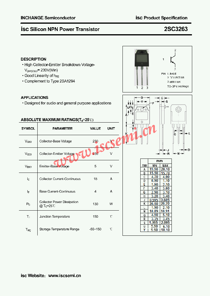 2SC3263_4417305.PDF Datasheet