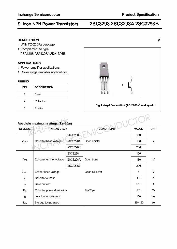 2SC3298_4364772.PDF Datasheet