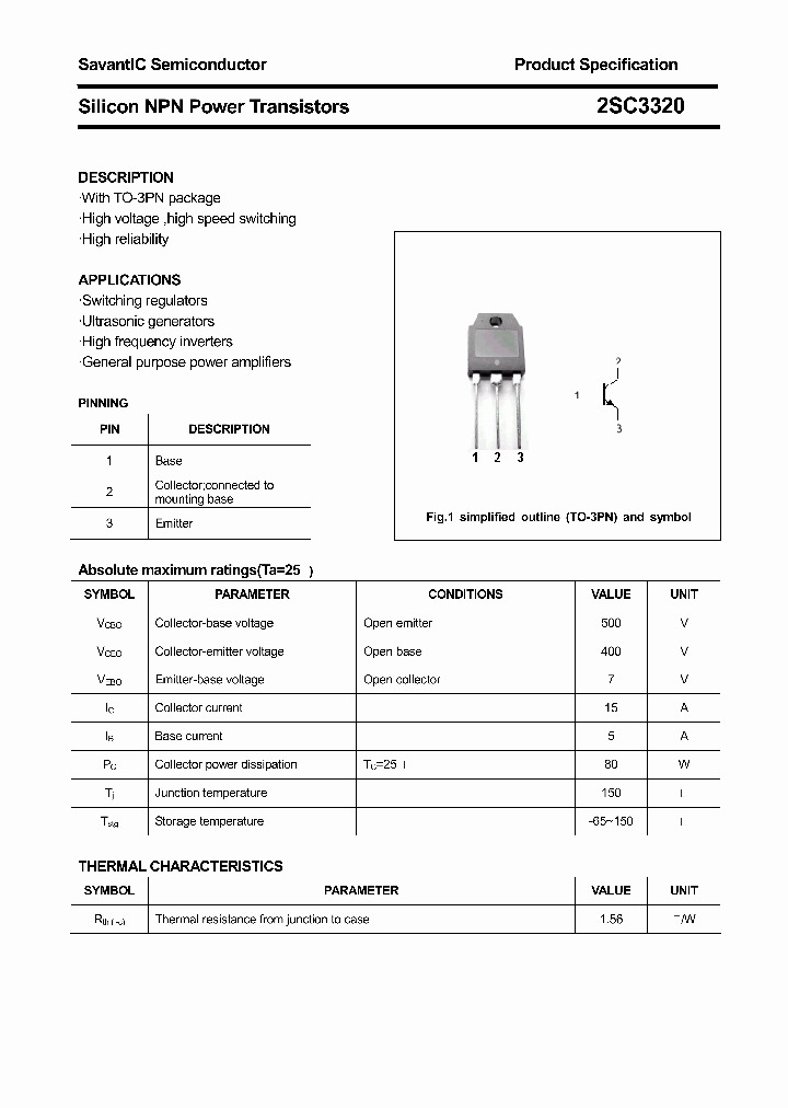2SC3320_4397887.PDF Datasheet Download